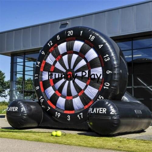 Football dart game inflatable dart game/inflatable soccer darts Outdoor advertising soccer dart board with pump