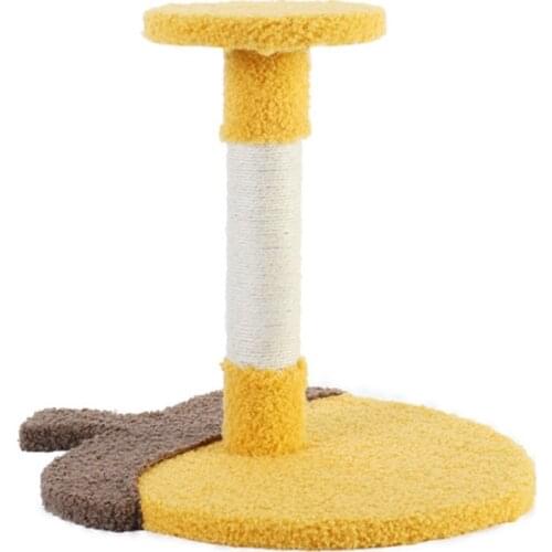 Cat Scratching Post Cat Tree Nut-Shaped Jumping Platform Wear-Resistant Kitten Climbing Frame Protecting Furniture Cat Supplies