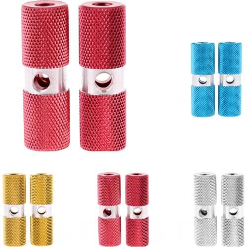 2pcs BMX MTB Stunt Scooter Pegs Aluminium Alloy Bike Bicycle Axle Foot for Types of 10mm 3/8 inch Axis Thread Bicycles