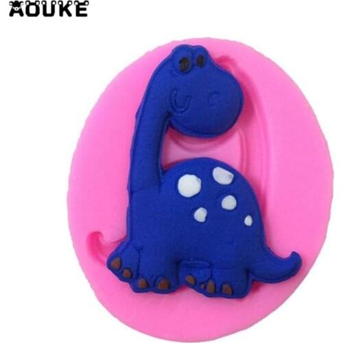 Cartoon Jurassic Dinosaurs Spots Shape Fondant Cake Silicone Mold Pastry Biscuits Mould Chocolate Candy Molds DIY Baking Tools