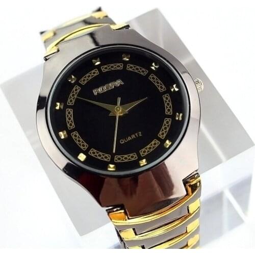 Luxury Tungsten-like Steel Men Watches Stainless Steel Band Quartz Wristwatches Business Man Watch Cheap Price Dropshipping 2020