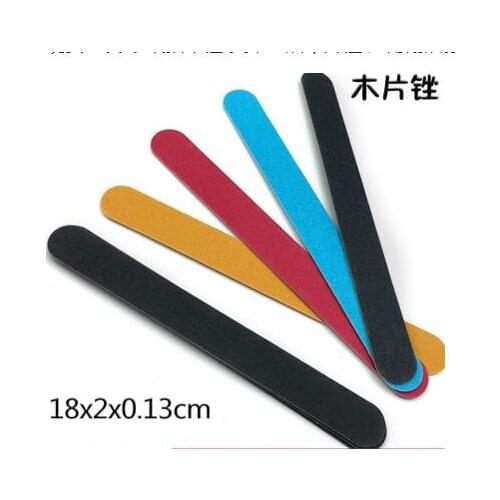 20pcs nail files wood Nail File Disposable Manicure Tools
