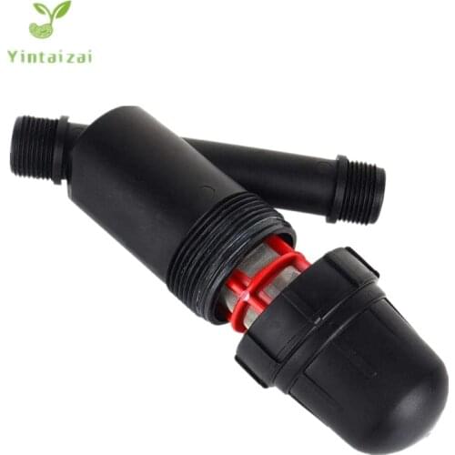 2pcs 3/4" 1" Male Thread Plastic Screen Filters With Screen Elements Used To Protect Micro Drip Irrigation Tools K102