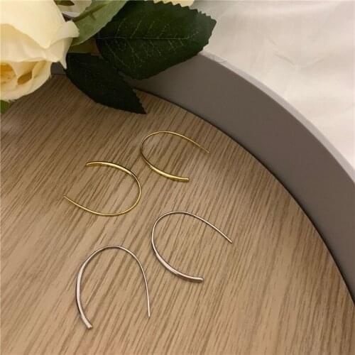 Miuoxion Retro Half Circle Earrings Fashion Personality Punk Party Jewelry For Women Feature Namour Charm Gift All Seasons