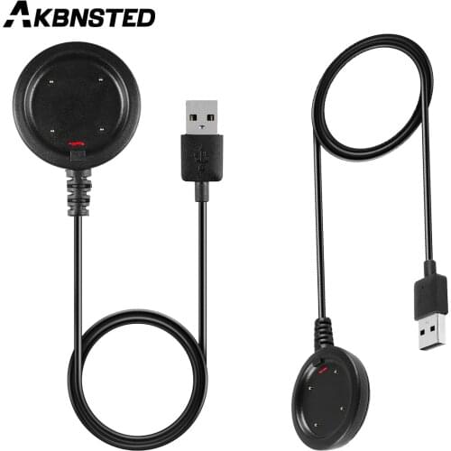AKBNSTED Replacement USB Portable Charging Dock For Polar Vantage V/M Smart Watch 100cm Magnetic Fast Charge Charging Cable Base