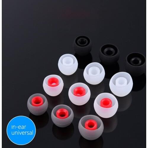 In-Ear Headphones Silicone Caps and Plug Multi-color Earphone Accessories Silicone Ear Caps Earplugs