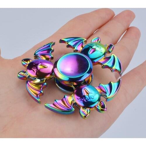 Spinning Top Fidget Hand Spinner Devil Bat Finger Spinner Toy Fingertip Gyro EDC Reduce Stress ADHD Autism Stress Toy Gift