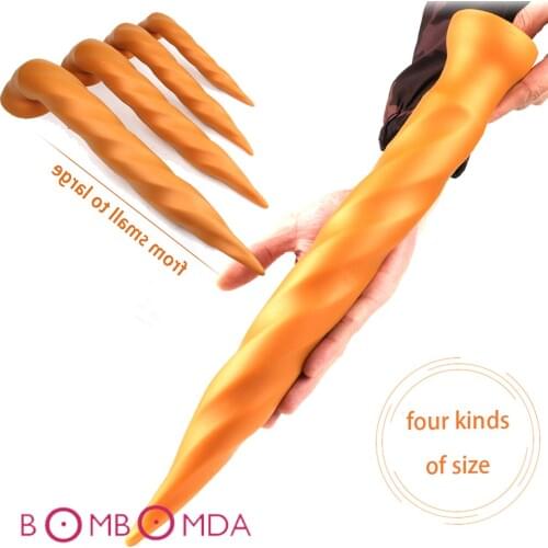 Super Long Dildo Anal Plug Men Prostate MassagerAnus Dilator Vagina Masturbation Adult Erotic Sex Toy for Women SM Gay Anal Sex