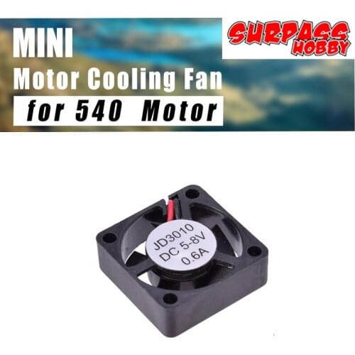 SURPASS HOBBY Cooling Fan 5V 21000RPM Heat Dissipation Cooling Fan for 540 Brushless Motor Small Size