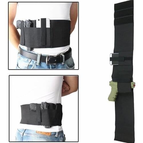 FIRECLUB Outdoor Tactical Invisible Waist Belt Multi-functional Elastic Girdle Left Right Universal Airsoft CS Army Belt