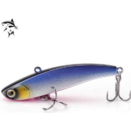 Viba fishing lure 2020 Koume 80 winter vibe ice Fishing VIB Lure 80mm 17g Long Casting Bait Sinking Artificial ratlin Japan Hook