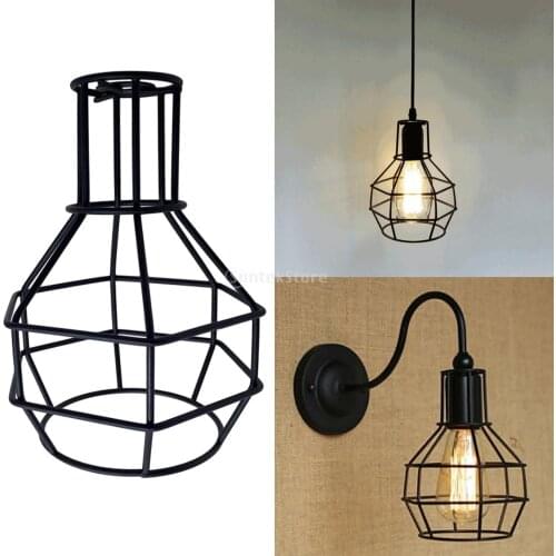 Iron Lamp Shade Pendant Ceiling Light Fixture Elegant DIY lighting fixture For Restaurant Club Office Kitchen Bedroom