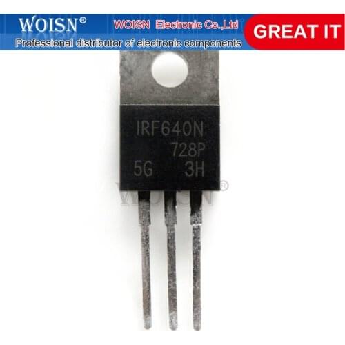 10PCS IRF640NPBF IRF640N TO-220 TO220 IRF640 MOSFET New original In Stock