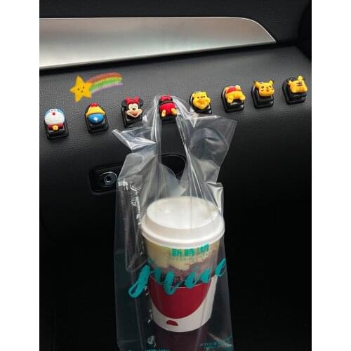2021 May new Car seat back hook Sticky storage Cute cartoon hook