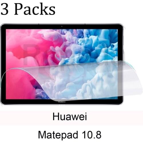 3 Packs soft PET screen protector for Huawei Matepad 10.8 protective tablet film