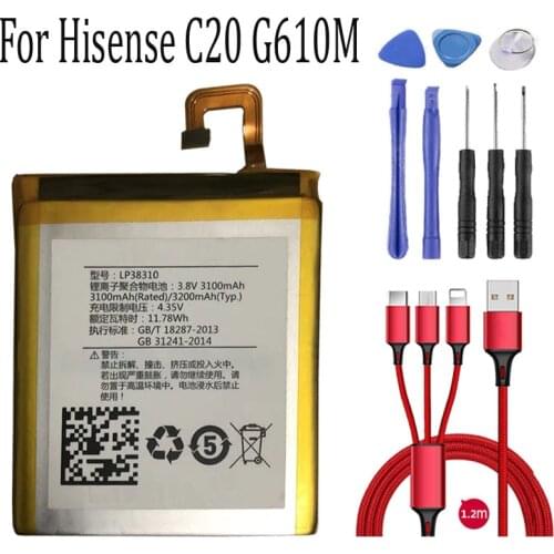 3200mAh LP38310 for hisense C20 G610M Battery LP38310A