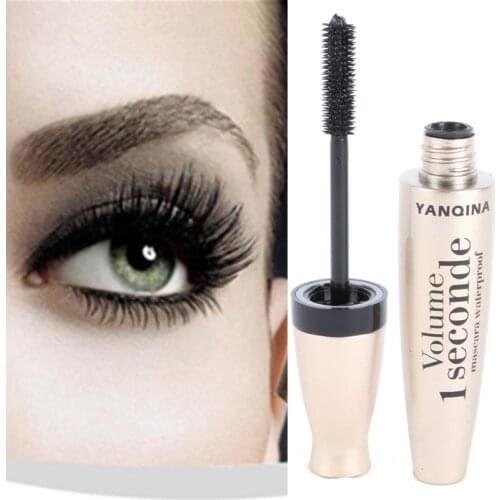 3D Fiber Mascara Long Eyelash Silicone Brush Curving Lengthening Mascara Waterproof Makeup eye Cosmetic