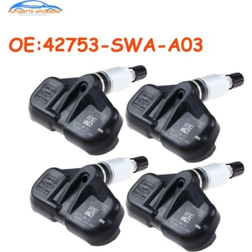 4 pcs/lot Car For 07-12 Honda CR-V Accord 42753-SWA-A03 PMV-108M 42753SWAA03 Tire Pressure Sensor Monitor TPMS Sensor 315MHZ