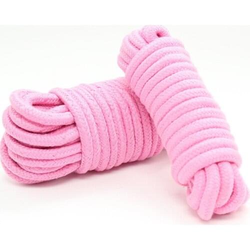5 Rolls Cotton Sex Slave Bondage Rope 10 Meters/Roll Soft Cotton Knitted Rope Sex Toys For Couple Women Man Exotic Toys Roleplay