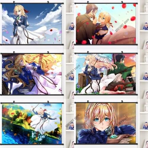 Diamond Painting Cross Stitch Kits Japan Anime Manga Violet Evergarden Diamond Embroidery Full Square Mosaic Room Decoration