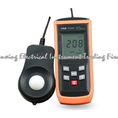 VICTOR 1010D Auto Digital Luxmeter Light Meter, 20000lux Photo Handheld Illuminance Tester