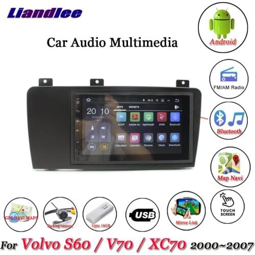 Car Android Radio Multimedia Player For Volvo S60/V70/XC70 2000-2007 Accessories GPS Navigation System HD Screen