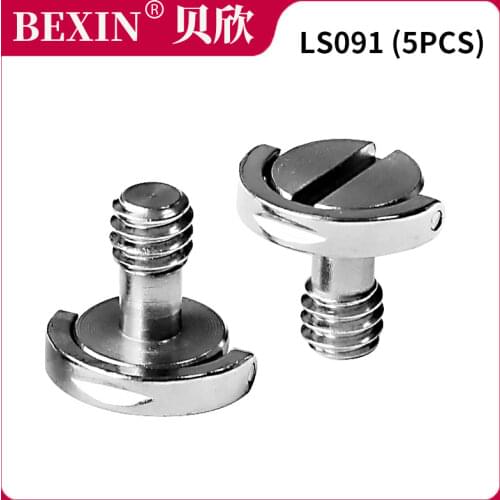 Quick Release Screw 1/4 " Inch D Ring Screw Camera Moount Screw Stainless Steel Camera Adapter For DSLR Camera Quick Shot Plate