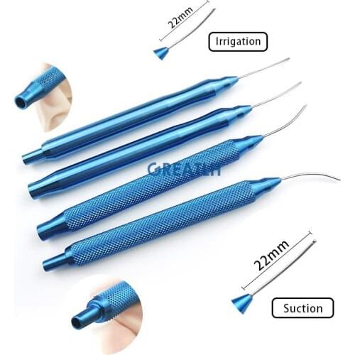 Eye Handle 23G Irrigation/Aspiration Handpiece Instrument Veterinary Ophthalmic