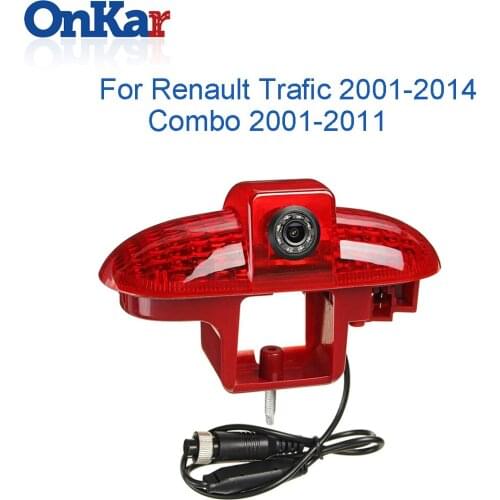 ONKAR HD Brake Light LED Camera For Renault Trafic 2001-2014 Opel Vivaro 2001-2011 Nissan Primastar Fiat Talento Rear View Cam
