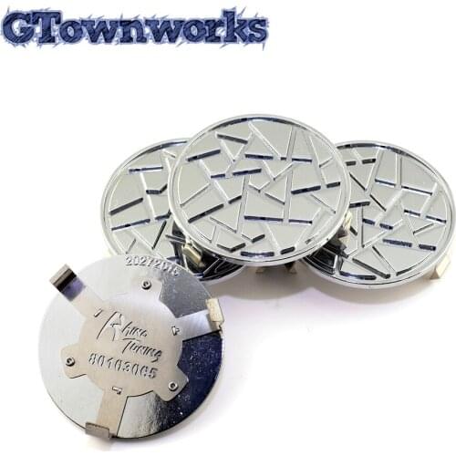 Wheel Center Cap 4pcs 63mm 62mm Universal Various Sizes Hub Cover Car Tires Metal Clip Zinc Alloy Car Accessorie