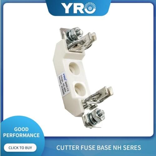 NH0 knife contact plug-in ceramic low voltage fuse base RT36 fuse fuse core base fuse holder