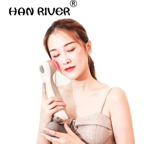Facial massage cold and hot beauty home facial imported equipment thin face vibration massage cleanser blackhead