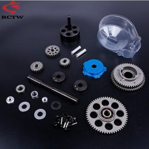 Metal 3-speed Adjustable Transmission Gear Assembly for 1/5 HPI ROFUN BAHA KM ROVAN BAJA 5B 5T 5SC Truck Spare Toys Parts
