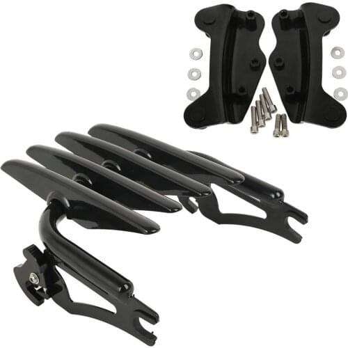 Motorcycle Detachable Docking Kit Luggage Rack For Harley Touring Road King Street Glide Electra Glide 2009-2013 12 11