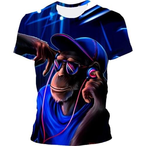 Mens T-shirt 2021 Digital Printing Art t-shirt Casual Character Shirt printing Abstract T-Shirt Printing Harajuku T-Shirt