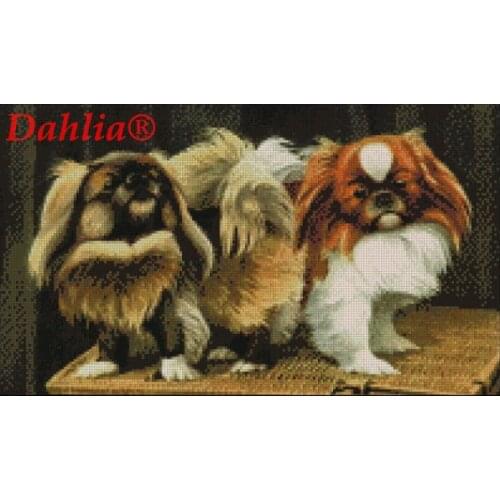 Animal set Individual dog Cartoon Needlework Arts Crafts Embroidery DIY Cross Stitch Kits 14CT Unprinted Home Decor Handmade