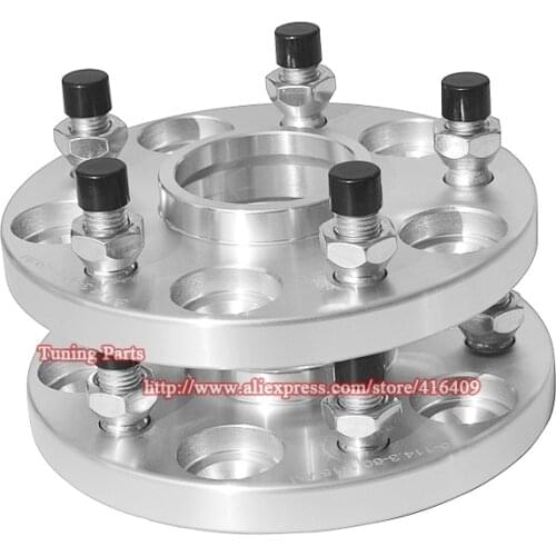 PCD 5x114.3 Center Bore 60.1mm P1.25 Thick 25mm Aluminum Car Tire Gasket Wheel Spacers For Super Vitra, Swift ,Amagatarai