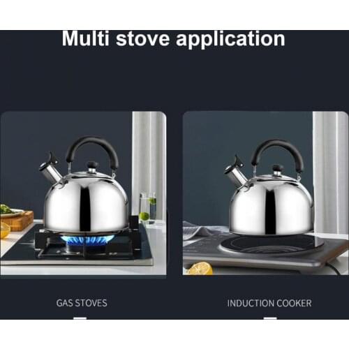 Useful Large Capacity Whistling Water Pot Stainless Steel Kettle Food-grade Large Capacity