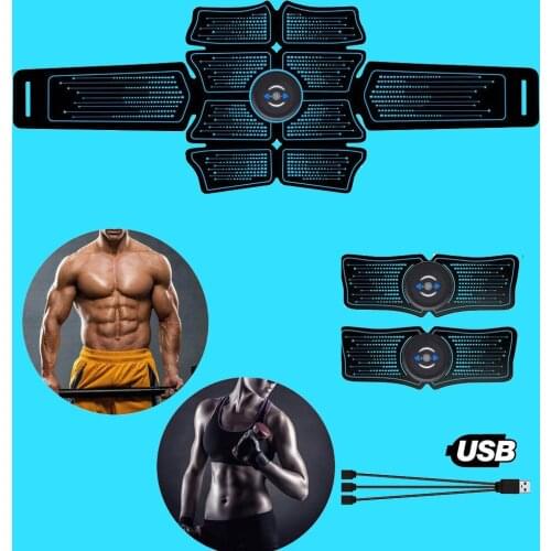 Training Exercise Machine Abdominal Toning Belt Vibration Abdominal Muscle Trainer Electronic Belt Fitness Massage Gym Equipment