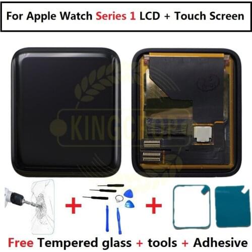 For Apple Watch Series 1 LCD Display Touch Screen Digitizer 38mm/42mm Pantalla Replacement For Apple Watch LCD+Tempered Glass