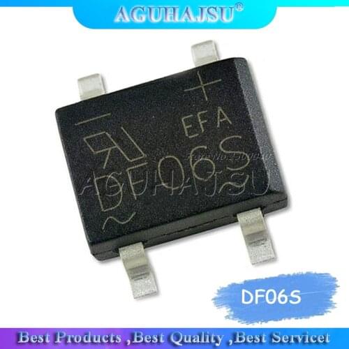 10PCS DF06S SMD 4 feet DF06S SOP-4 DF06 rectifier bridge rectifier original authentic