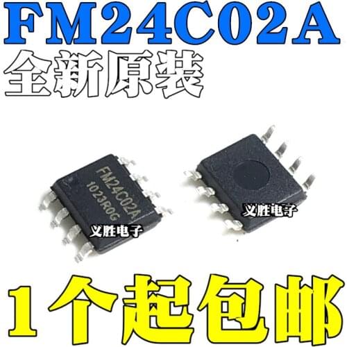 10pcs/lot New original FM24C02A SMD SOP8 memory chip IC FM24C02