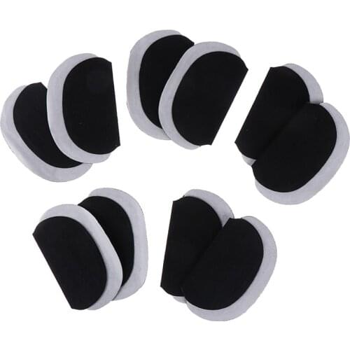10Pcs Disposable Underarm Shirt Antiperspirant Protection From Sweat Pads Deodorant Armpit Absorbent Pad Black Color