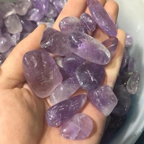 100g Natural Amethyst Stone Amethystine Gravel Rock Crystal Quartz Raw Gemstone Mineral Specimen Fish Tank Garden Decoration