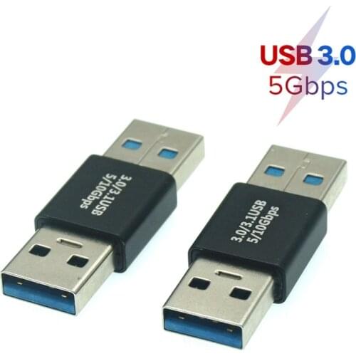 5Gbps USB 3.0 Male to Male/Female high speed transmission adapter USB M to F Coupler Connector Extender Converter for laptop PC
