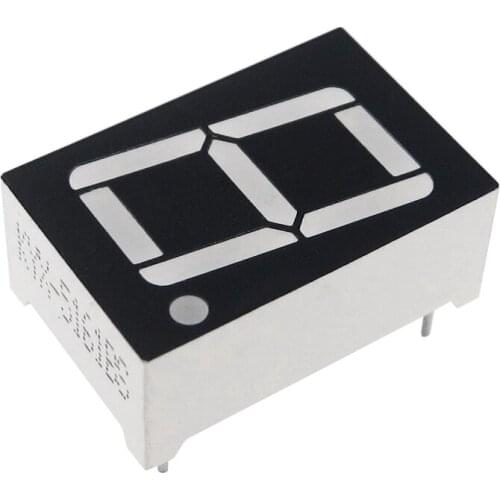 50pcs 1 bit 1bit Digital Tube Common Anode Positive Digital Tube 0.56" 0.56in. Red LED Display 7 Segment Digit A