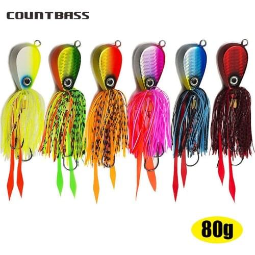 6pcs 80g 2.8oz Salty Rubber Jigs, Bottom Madai jigs with rubber hook, Squid trolling Fishing Lures, Snapper Jigs
