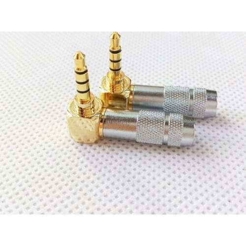 Headphone Audio Cable Audio And Video Connector Mini 2.5 Four-stage Elbow Mini 2.5 Four-level Integrated 4mm Aperture