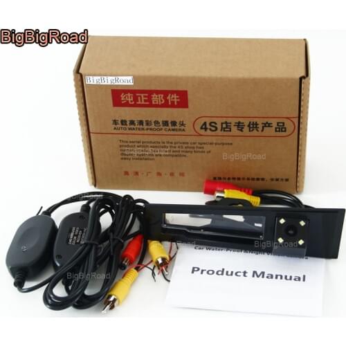 BigBigRoad For Cadillac CTS / SLS / STS 2007 2008 2009 2010 2011 2012 2013 2014 Wireless Camera Car Rear View Reversing Camera