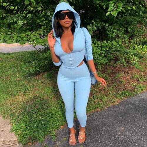 Dulzura Patchwork Women Two Pieces Hoodis Long Sleeve Corset Sweatshrit Set Leggings Bodycon Sexy Streetwear Tracksuit Sporty